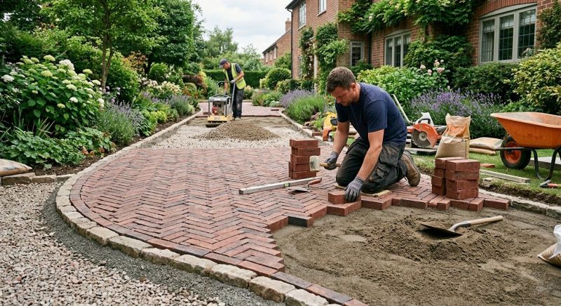 Brick Paving Installation in West Hartford, CT