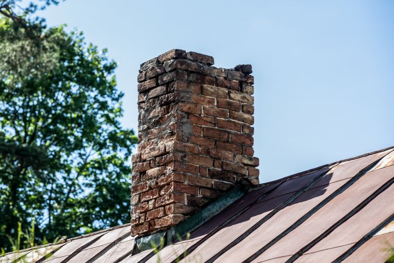 Damaged Chimney Flashing